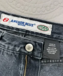 baggy blue jeans men